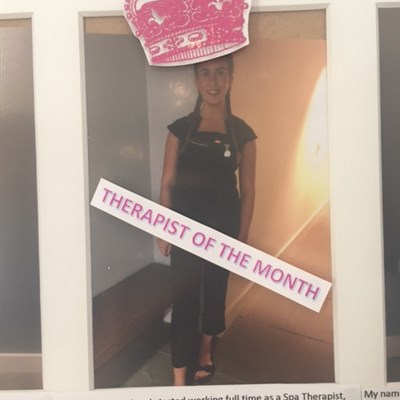 Employee & Spa Therapist of the Month goes to